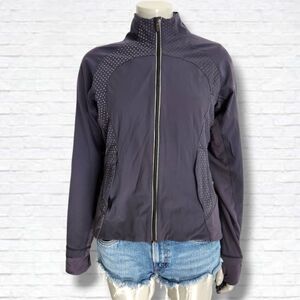 Lululemon Black Fitted Athletic Jacket Size M